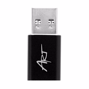 Adapter USB A 3.0 to USB C ART C12 OTG melns