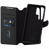 CARE by PanzerGlass Feature Tango 2in1 Wallet macins Samsung Galaxy S25 Ultra - melns