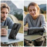 Tech-Protect Kevlar Cam+ futrālis Samsung Galaxy S25 FE - Melns