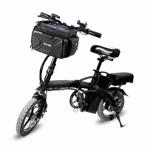 WILDMAN ceļojumu soma velosipēda stūrei ar rāvējslēdzēju GS6 4L (4"-7") melns