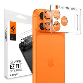 Spigen Optik Pro XL kameras objektiva stikls priekš iPhone 17 Pro Max - Oranzs