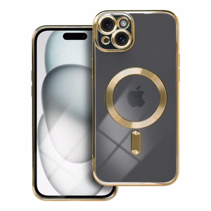 ELECTRO MAG COVER viedtālruņa apvalks saderīgs ar Magnētisko IPHONE 15 Plus zelta