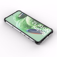 Honeycomb viedtālruņa apvalks Xiaomi Redmi Note 12 5G / Poco X5 5G bruņu hibrīda apvalks melns