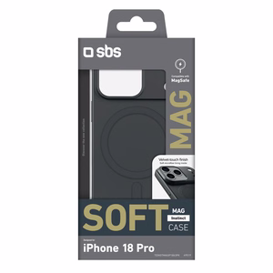 SBS Instinct Mag maciņš modelim iPhone 18 Pro / 17 Pro, saderīgs ar MagSafe – melns