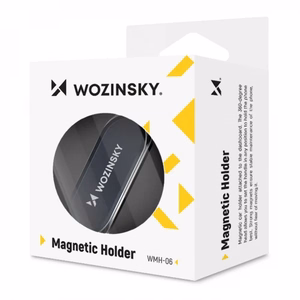 Automašīnas turētājs Wozinsky WMH-06 sudrabs (magnētisks / lipīgs paliktnis)