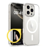 Tech-Protect Flexair Hybrid CC Magnētiskais iPhone 16 Pro Max viedtālruņa apvalks - caurspīdīgs