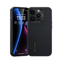 Benks Montage Magnētiskais Armor Pro Kevlar apvalks ar metāla rāmi 600D+1500D (MA62) iPhone 15 Pro Max melns (m)