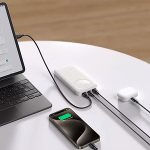 Portatīvais lādētājs Joyroom JR-PBF12 balts 10000mAh (PD / QC3.0)