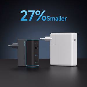 Cuktech CUKAD1003EUG GaN 100W sienas lādētājs 2 x USB-C 1 x USB-A ar USB-C kabeli - pelēks