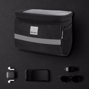 Wozinsky Bike Handlebar Bag with Phone Case 2L Black (WBB12BK)