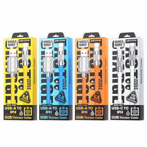 WEKOME WDC-186 Wingle Series USB-A–Lightning uzlādes un datu kabelis, 1 m, oranžs