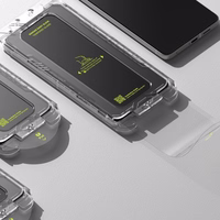 Ringke Easy Slide 2 komplekts rūdītais stikls Samsung Galaxy S25 Edge - caurspīdīgs