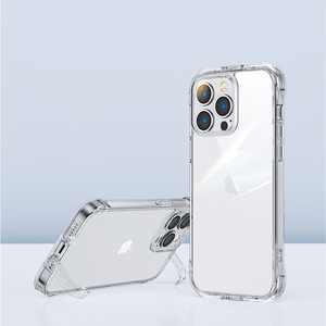 Joyroom Defender sērijas apvalks iPhone 14 bruņots āķa apvalks ar statīvu caurspīdīgs (JR-14H1)