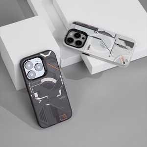 Benks Magnētiskais Mecha sērijas viedtālruņa apvalks Iphone 16 Plus melns