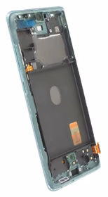LCD ekrāns Samsung G780/G781 S20 FE ar skārienjutīgu ekrānu un rāmi Cloud Mint Green oriģināls (lietots, Grade B)