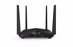 Tenda AC10 bezvadu maršrutētājs Gigabit Ethernet divjoslu (2.4 GHz / 5 GHz) melns