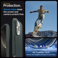 Spigen Liquid Air viedtālruņa apvalks iPhone 16 Pro Max - zaļš