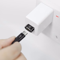 Baseus OTG adapteris mini USB-C – USB konvertētājs melns