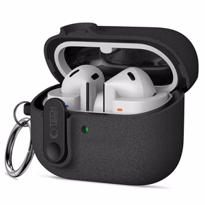 Tech-Protect plāns vāciņš ar āķi Samsung Galaxy Buds 3 / 3 FE / 3 Pro - melns