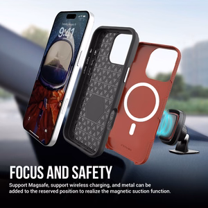Perfectionists Triangle Mag Case iPhone 17 Pro Max red