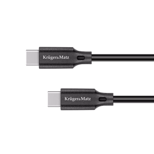 Kruger&Matz Basic USB-C–USB-C kabelis, 100 W, 2,5 m