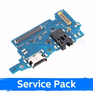 Uzlādes ports saderīgs ar Samsung M515 M51 ar flexo / sudrabs (Service Pack)
