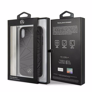 Mercedes Twister viedtālruņa apvalks iPhone Xr - melns