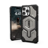 UAG Monarch Pro viedtālruņa apvalks ar Magnētisko funkciju iPhone 16 Pro Max - titāna