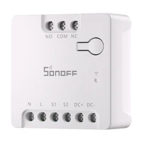 SONOFF MINI-D viedais WiFi Matter slēdzis (AC/DC 12-48V, sausais kontakts)