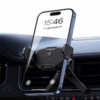 USAMS Rotējošs turētājs ventilācijas restei melns ZJ77ZJ01 (US-ZJ077)