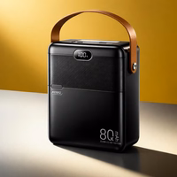 Ārējā baterija Power Bank Remax RPP-118 22.5W 80000mAh melna