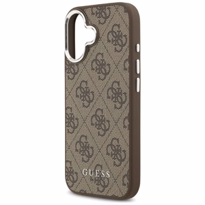 Guess 4G Classic Logo magnētiskais viedtālruņa apvalks iPhone 17 - brūns