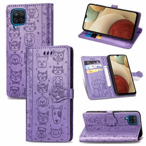 Case Cat-Dog Samsung A546 A54 5G purple