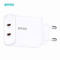 BWOO CDA206 PD 35W Sienas lādētājs 1x USB-C port balts