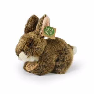 Rappa videi draudzīga reālistiska plīša rotaļlieta trusis, 17 cm