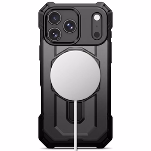 Tech-Protect MagForce MagSafe maciņš modelim iPhone 17 Pro Max / 18 Pro Max – matēts melns