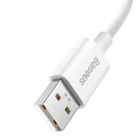 Baseus Superior Series kabelis USB uz USB-C, 65W, PD, 1m (balts)