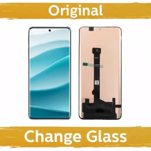 LCD displejs saderīgs ar Xiaomi Redmi Note 14 Pro 4G / Poco M7 5G melns (atjaunots: Ķīna)