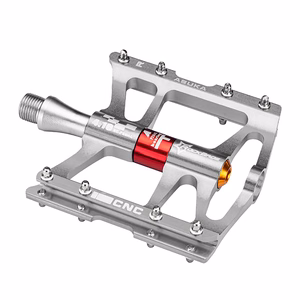Rockbros JT410 4.10 velosipēda pedāļi ar 4 gultņiem – sudraba