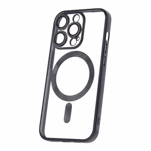Color Chrome Magnētiskais viedtālruņa apvalks iPhone 14 Pro 6,1" melns