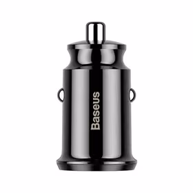 Baseus Grain automašīnas lādētājs 2x USB 5V 3.1A (melns)