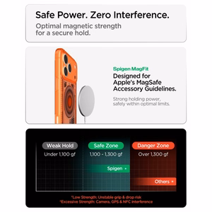 Spigen Ultra Hybrid MagSafe maciņš iPhone 18 Pro / 17 Pro, oranžs