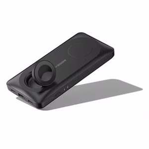 Внешний аккумулятор совместимый с Magsafe Veger MagMulti (W1156) PD QC3.0 3A 22,5W 10000 mAh с беспроводной зарядкой чёрный
