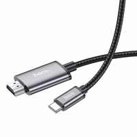 Kabelis Hoco UA27 USB-C uz HDMI pelēks