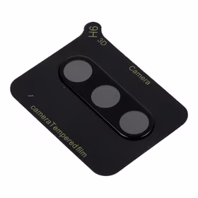 5D pilnas līmes kameras rūdītais stikls – Samsung Galaxy A36 melns