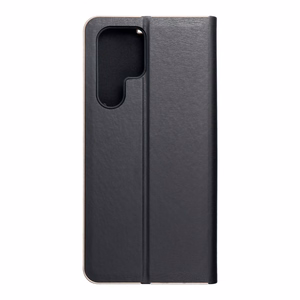 LUNA Book Gold viedtālruņa apvalks SAMSUNG S22 Ultra melns