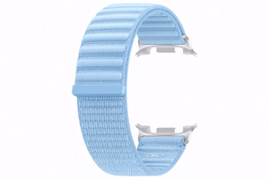 Samsung SVL33LL Fabric Band (M/L) auduma siksniņa Galaxy Watch9 un Galaxy Watch8 pulksteņiem, zila