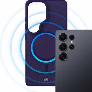 3mk Smoke MagCase priekš Samsung Galaxy S25 Ultra violets-caurspīdīgs