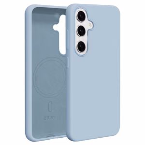 Etteri Silicone Mag case for Samsung Galaxy S25 light blue