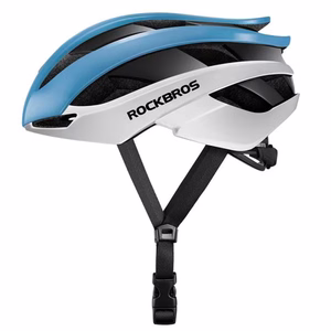 Rockbros 10110004004 velosipēda ķivere, izmērs M - zila un balta